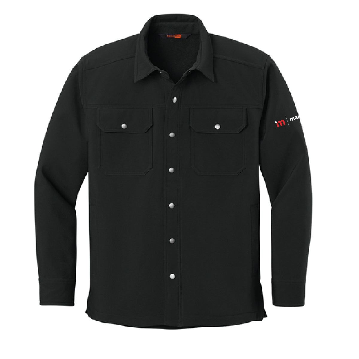 Cornerstone Men's Soft Shell Shirt Jacket with Marcone Logo