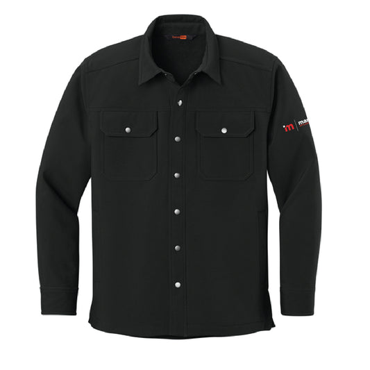 Cornerstone Men's Soft Shell Shirt Jacket with Marcone Appliance Logo