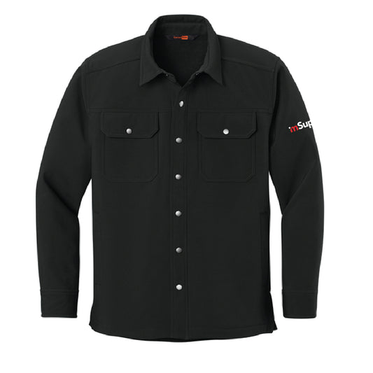 Cornerstone Men's Soft Shell Shirt Jacket with mSupply Logo