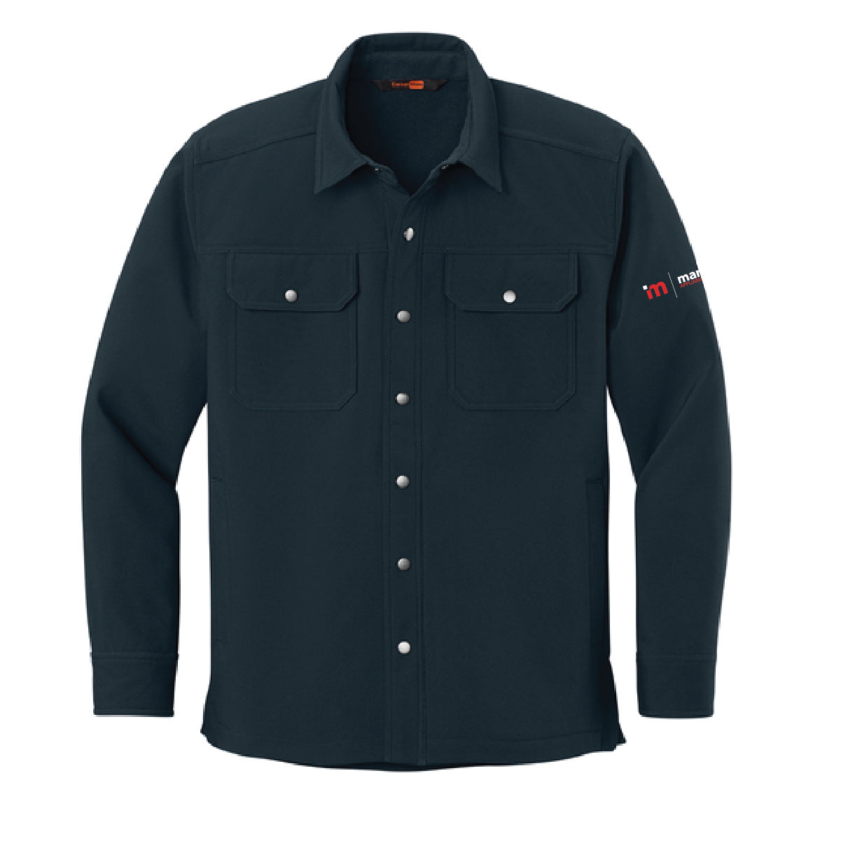 Cornerstone Men's Soft Shell Shirt Jacket with Marcone Appliance Logo