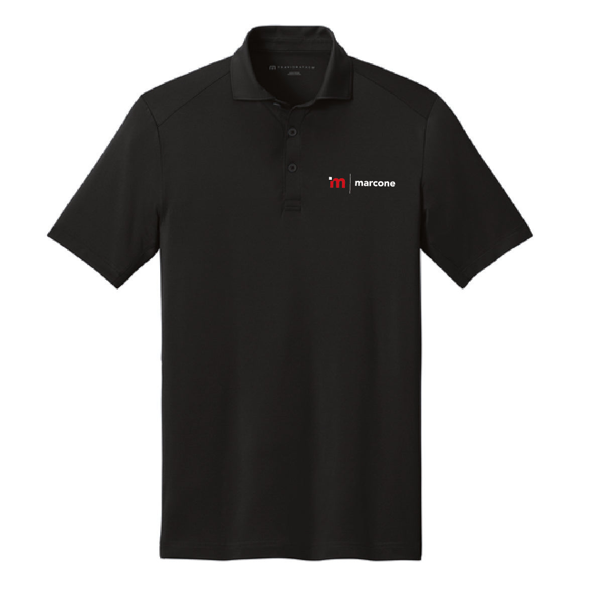 TravisMathew Men's Onward Polo with Marcone Logo
