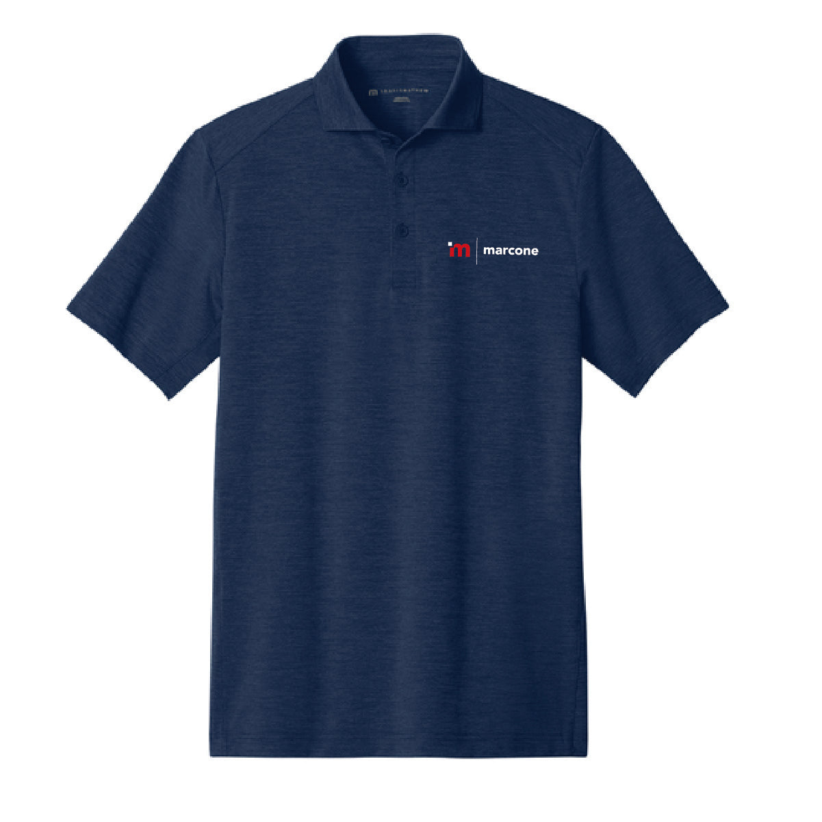 TravisMathew Men's Onward Polo with Marcone Logo