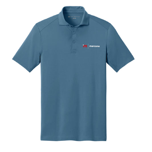 TravisMathew Men's Onward Polo with Marcone Logo