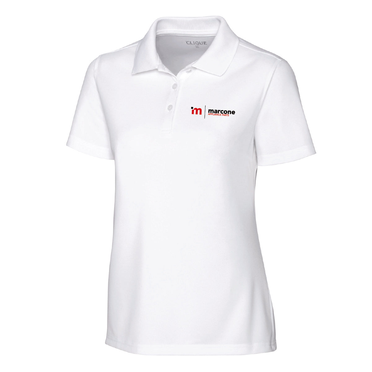 Clique by Cutter Women's Spin Performance Polo with Marcone Appliance Logo
