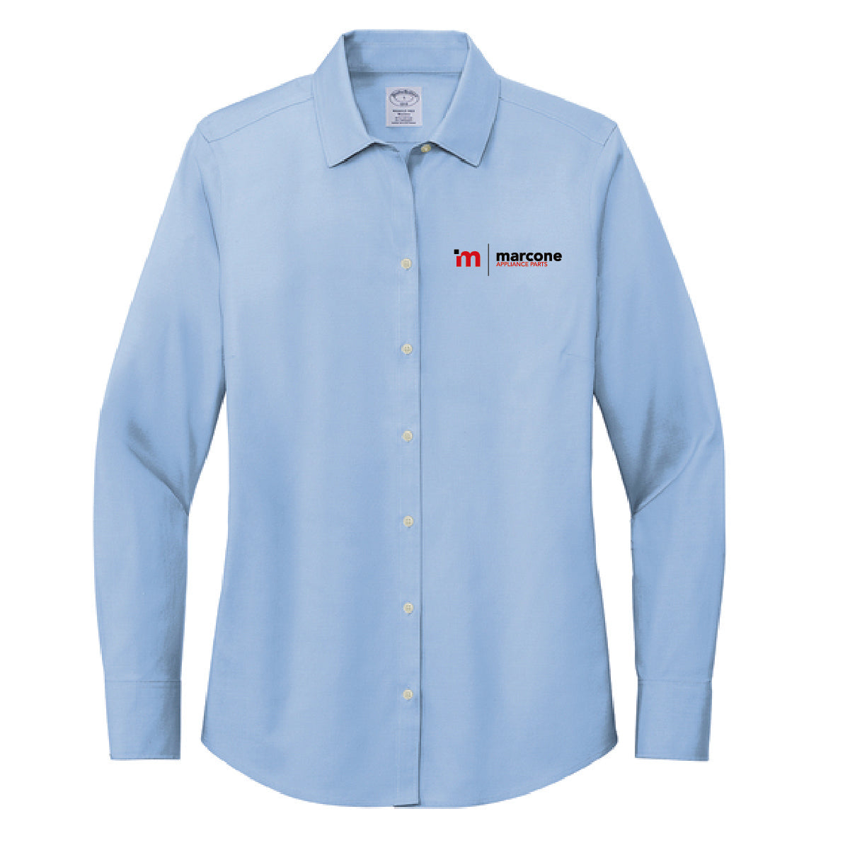 Brooks Brothers Women's Pinpoint Long Sleeve Shirt with Marcone Appliance Logo