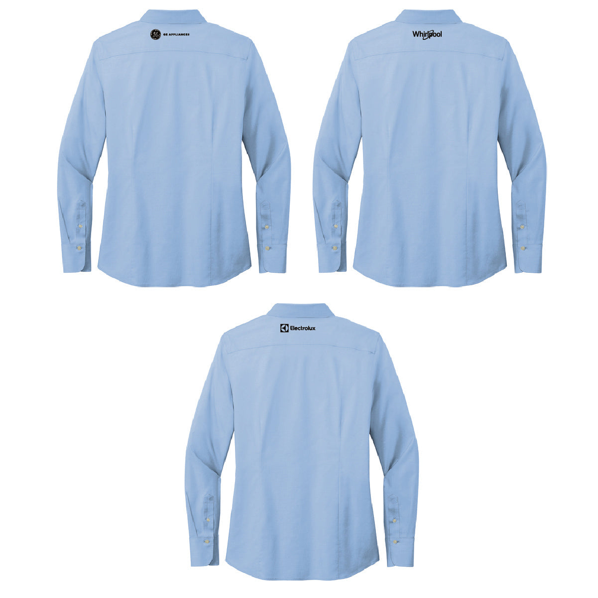 Brooks Brothers Women's Pinpoint Long Sleeve Shirt with mSupply Logo