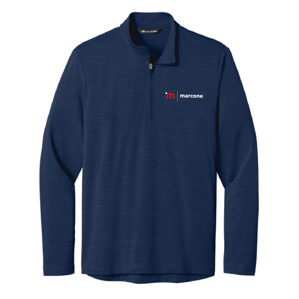 TravisMathew Men's Onward 1/4 Zip with Marcone Logo