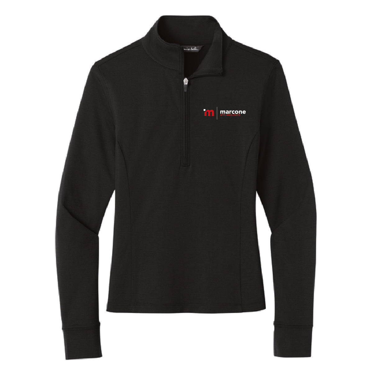 TravisMathew Women's Onward 1/4 Zip with Marcone Appliance Logo
