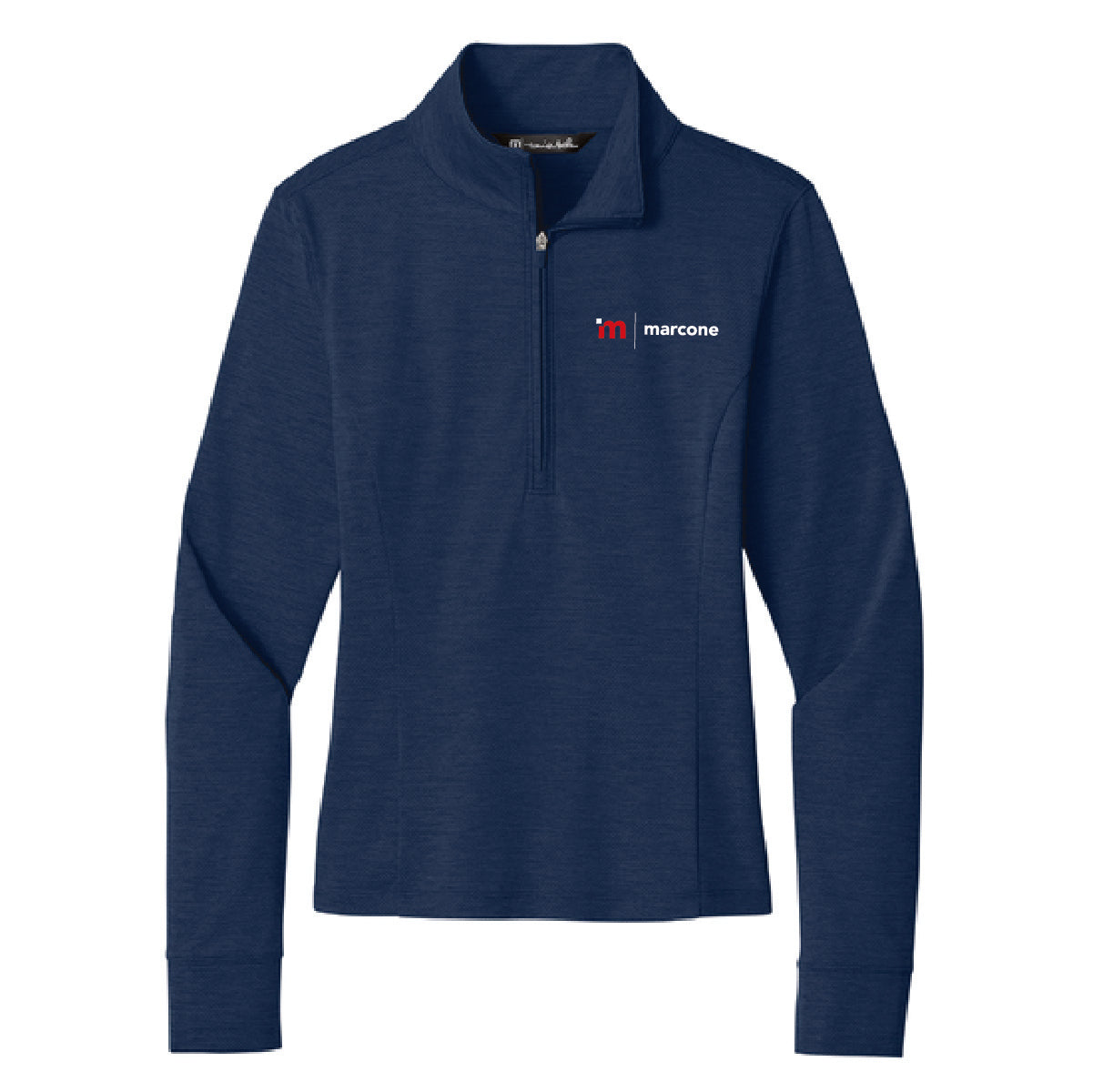 TravisMathew Women's Onward 1/4 Zip with Marcone Logo