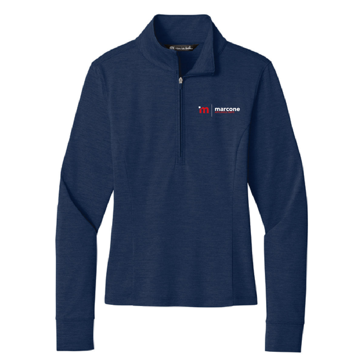 TravisMathew Women's Onward 1/4 Zip with Marcone Appliance Logo