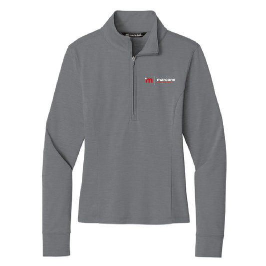 TravisMathew Women's Onward 1/4 Zip with Marcone Appliance Logo
