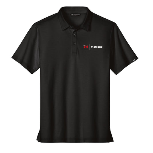 TravisMathew Men's Crestview Polo with Marcone Logo