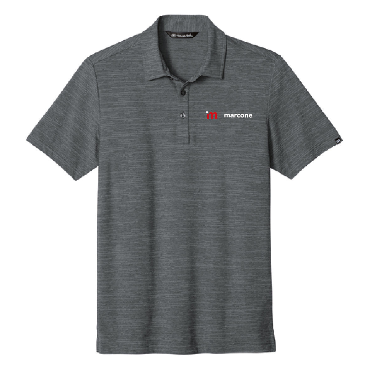 TravisMathew Men's Crestview Polo with Marcone Logo