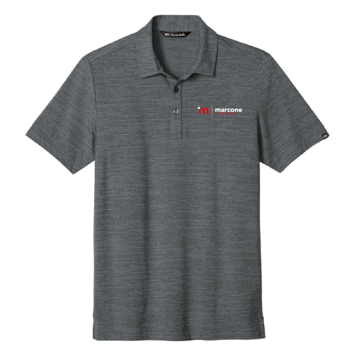 TravisMathew Men's Crestview Polo with Marcone Appliance Logo
