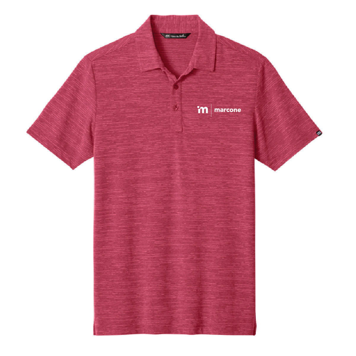 TravisMathew Men's Crestview Polo with Marcone Logo