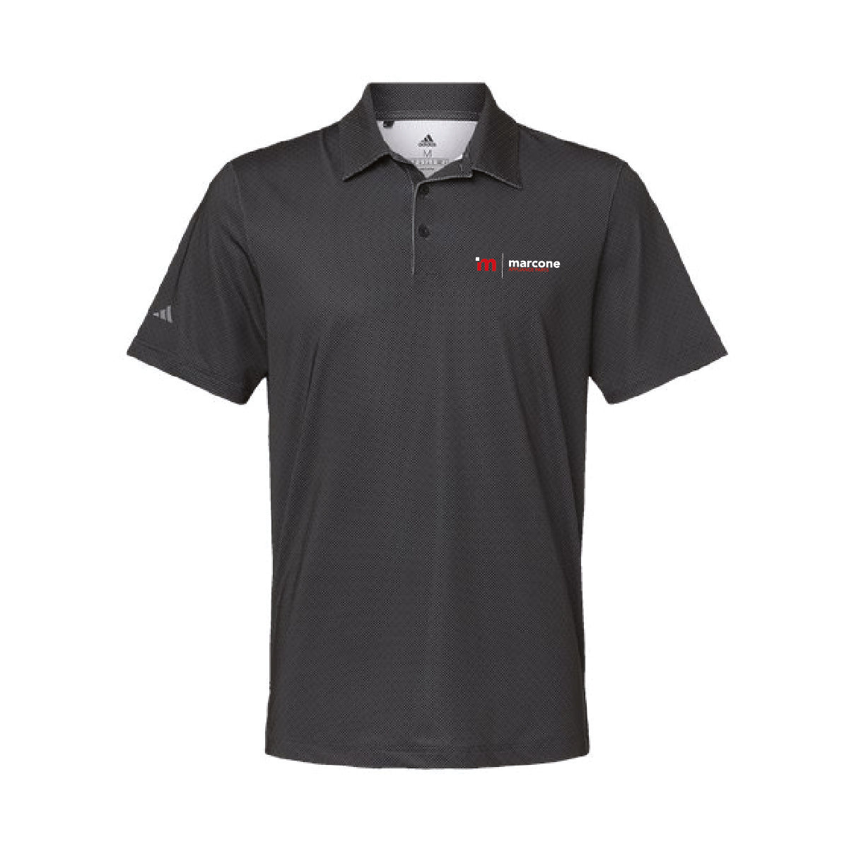 Adidas Men's Ultimate Diamond Print Polo with Marcone Appliance Logo