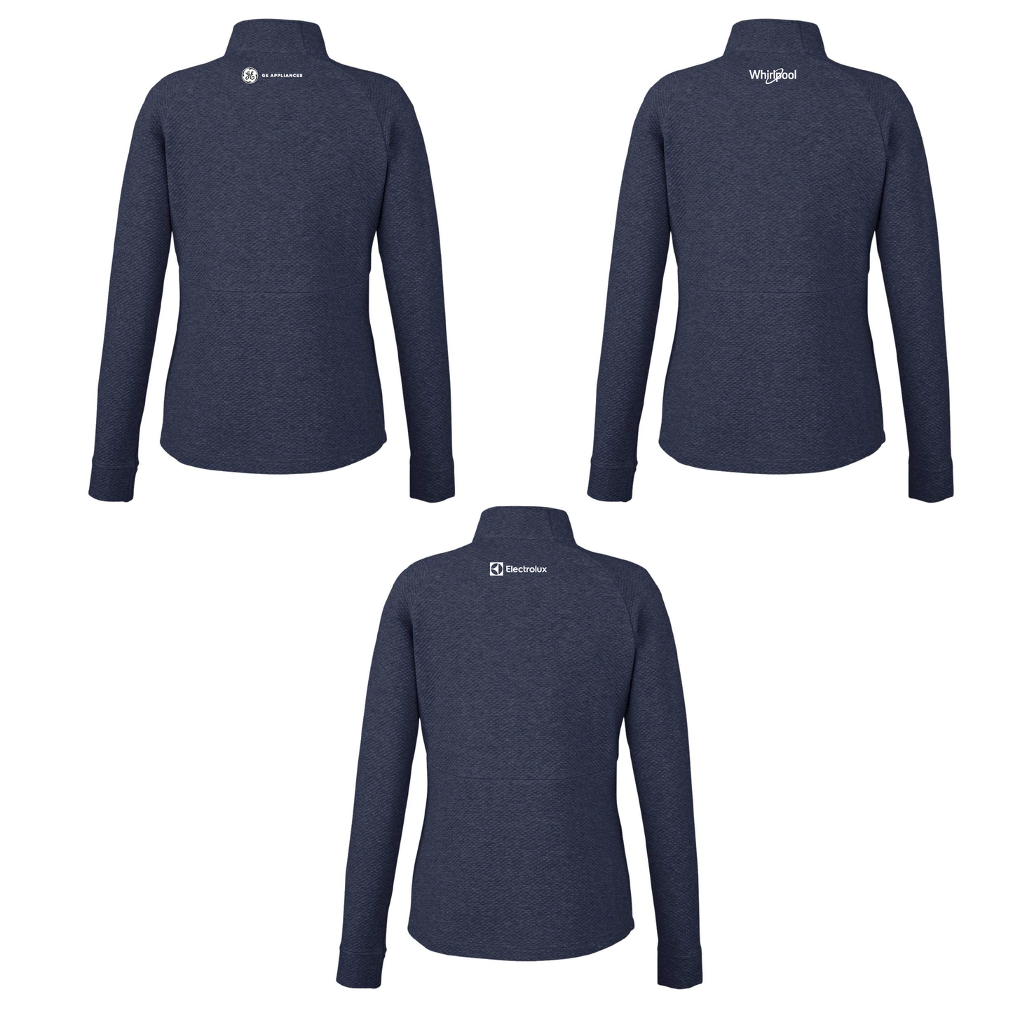 North End Women's Textured 1/4 Zip Pullover with Marcone Logo
