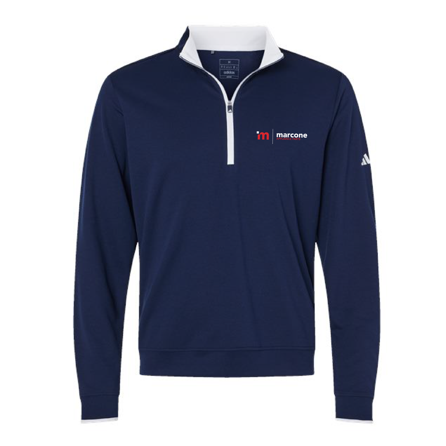 Adidas Men's Lightweight 1/4 Zip Pullover with Marcone Appliance Logo