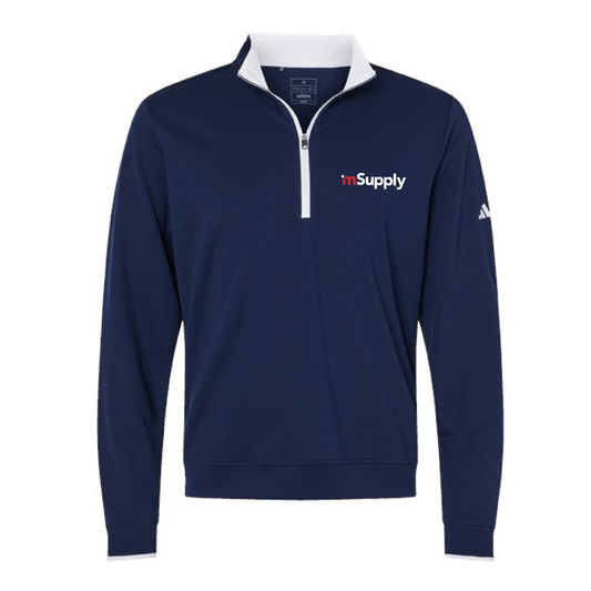 Adidas Men's Lightweight 1/4 Zip Pullover with mSupply Logo
