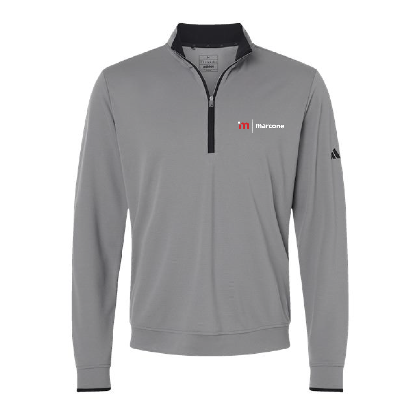 Adidas Men's Lightweight 1/4 Zip Pullover with Marcone Logo