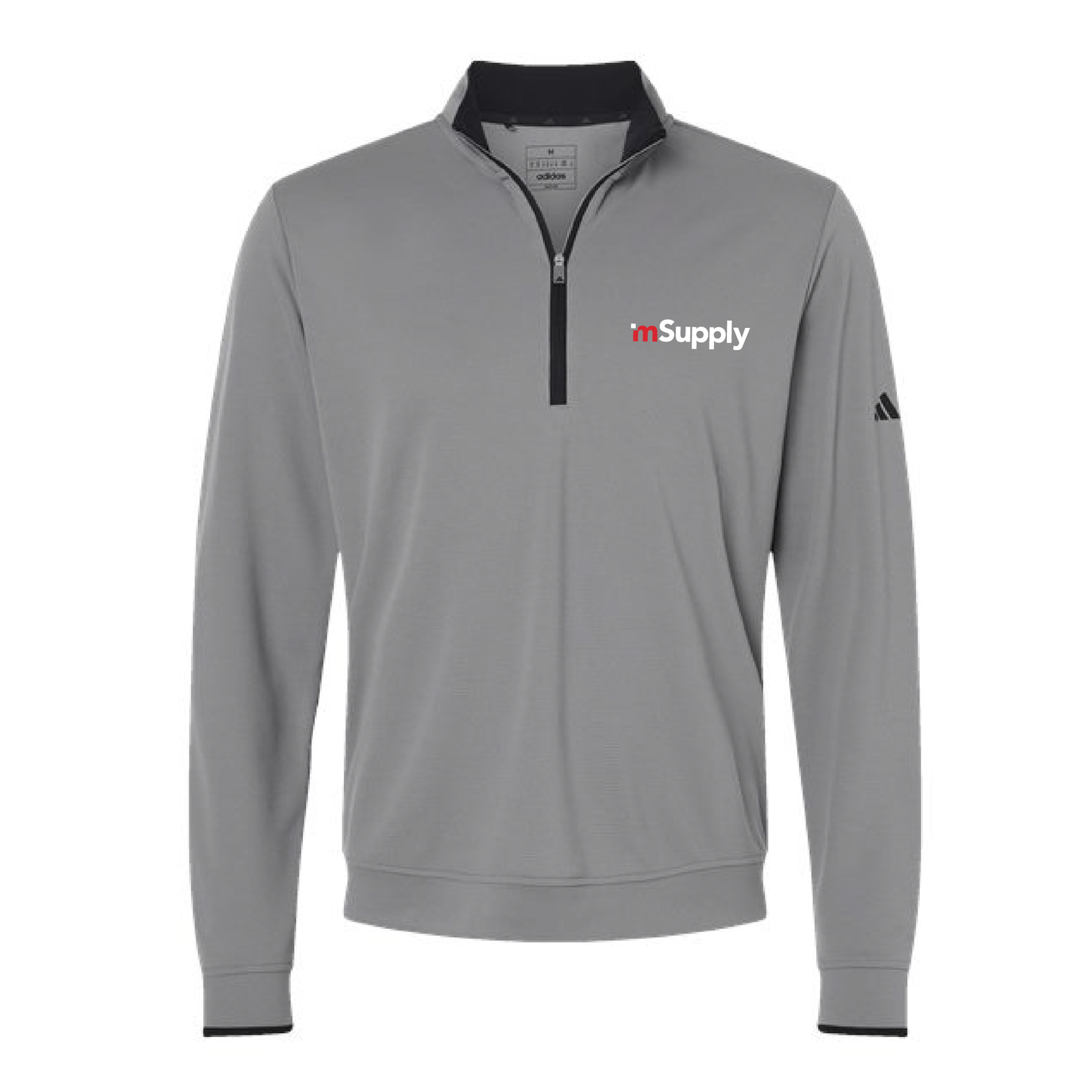 Adidas Men's Lightweight 1/4 Zip Pullover with mSupply Logo
