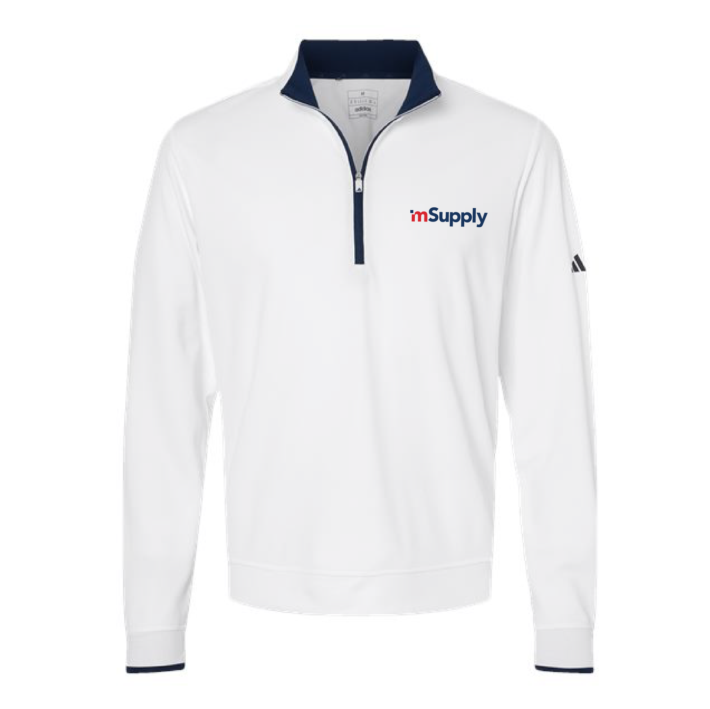 Adidas Men's Lightweight 1/4 Zip Pullover with mSupply Logo