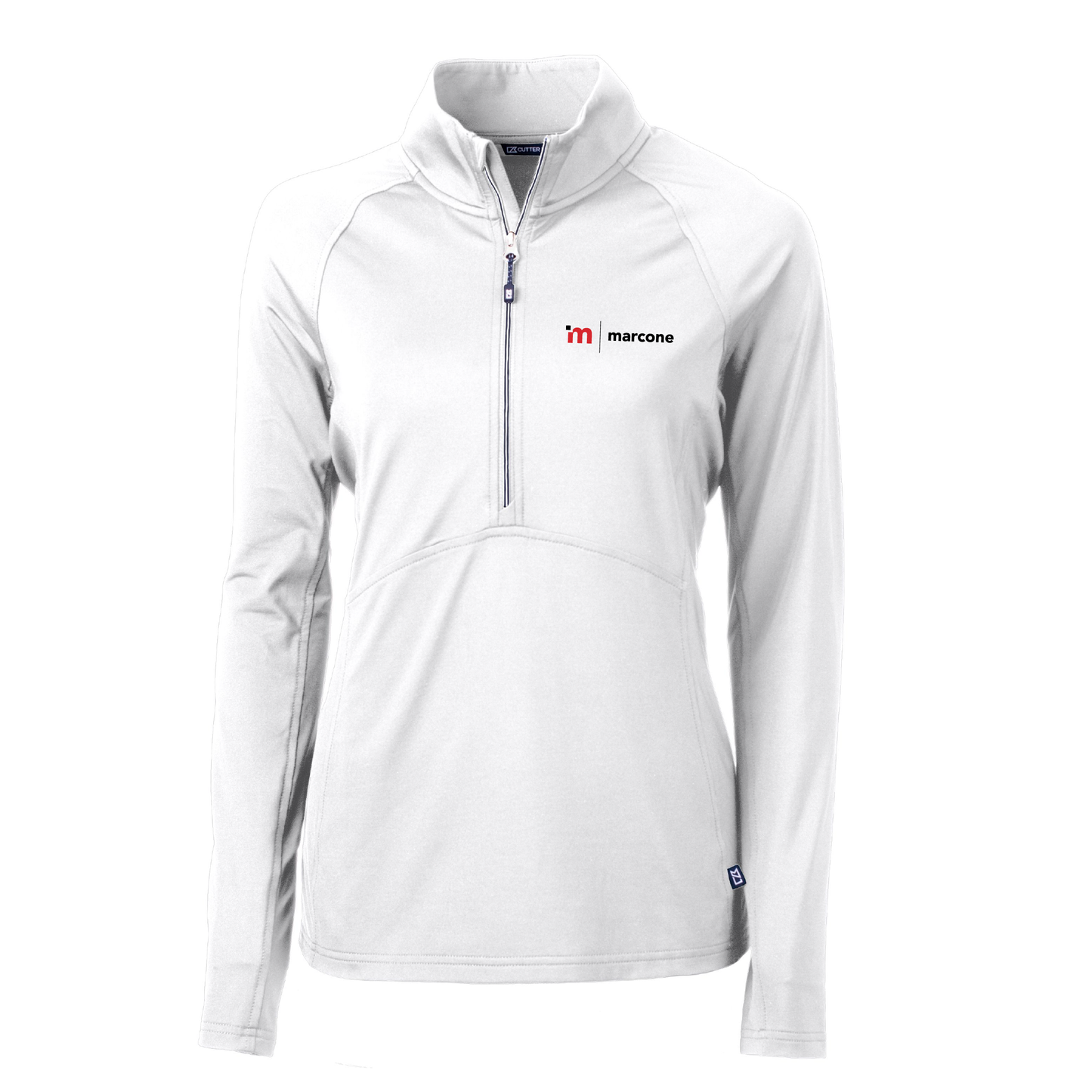 Cutter & Buck Women's Eco Stretch 1/4 Zip with Marcone Logo