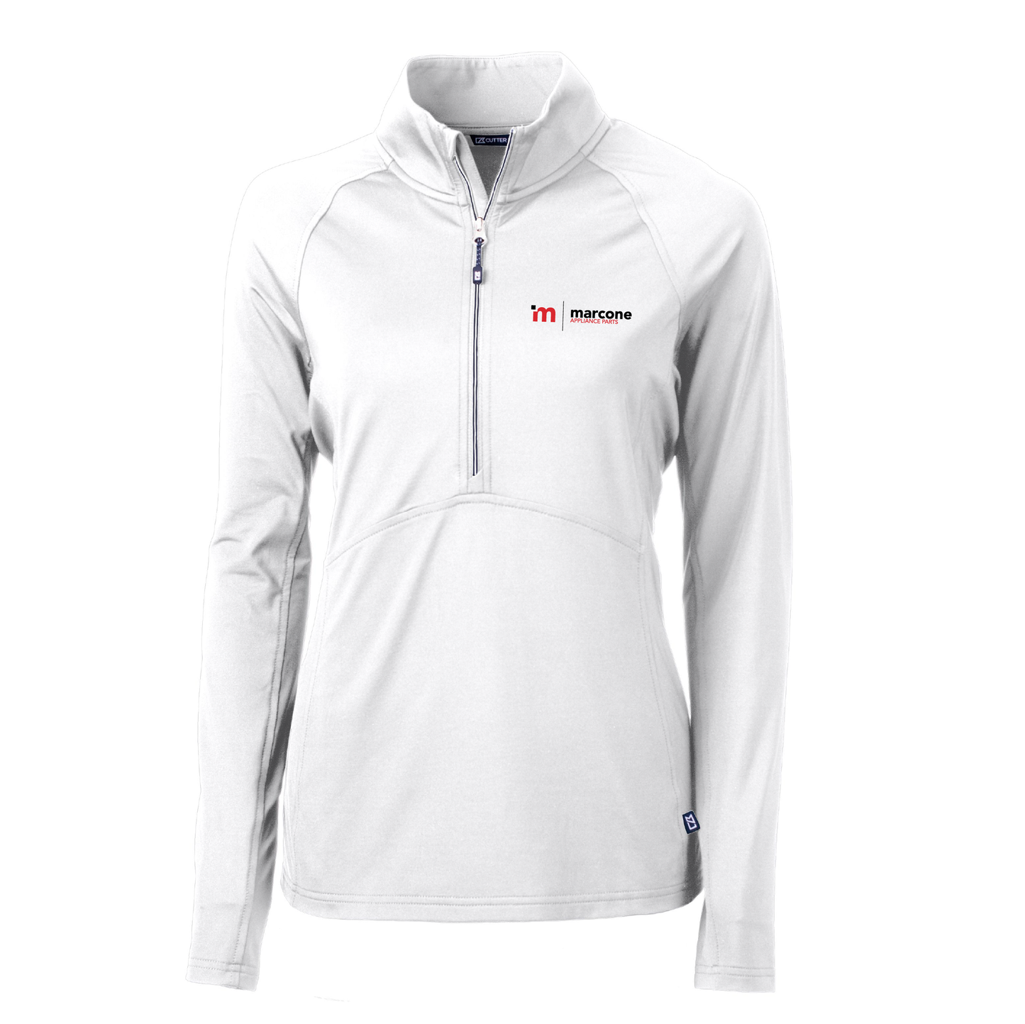 Cutter & Buck Women's Eco Stretch 1/4 Zip with Marcone Appliance Logo