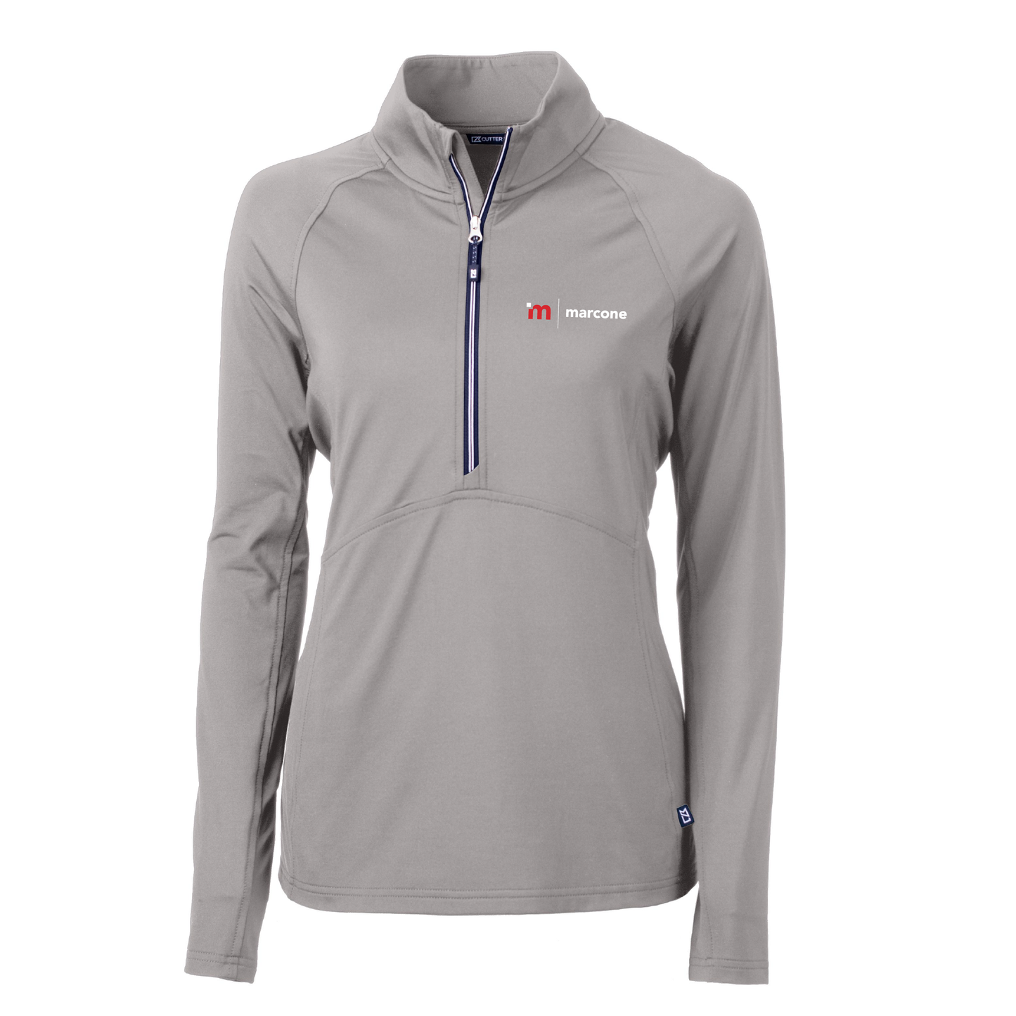 Cutter & Buck Women's Eco Stretch 1/4 Zip with Marcone Logo