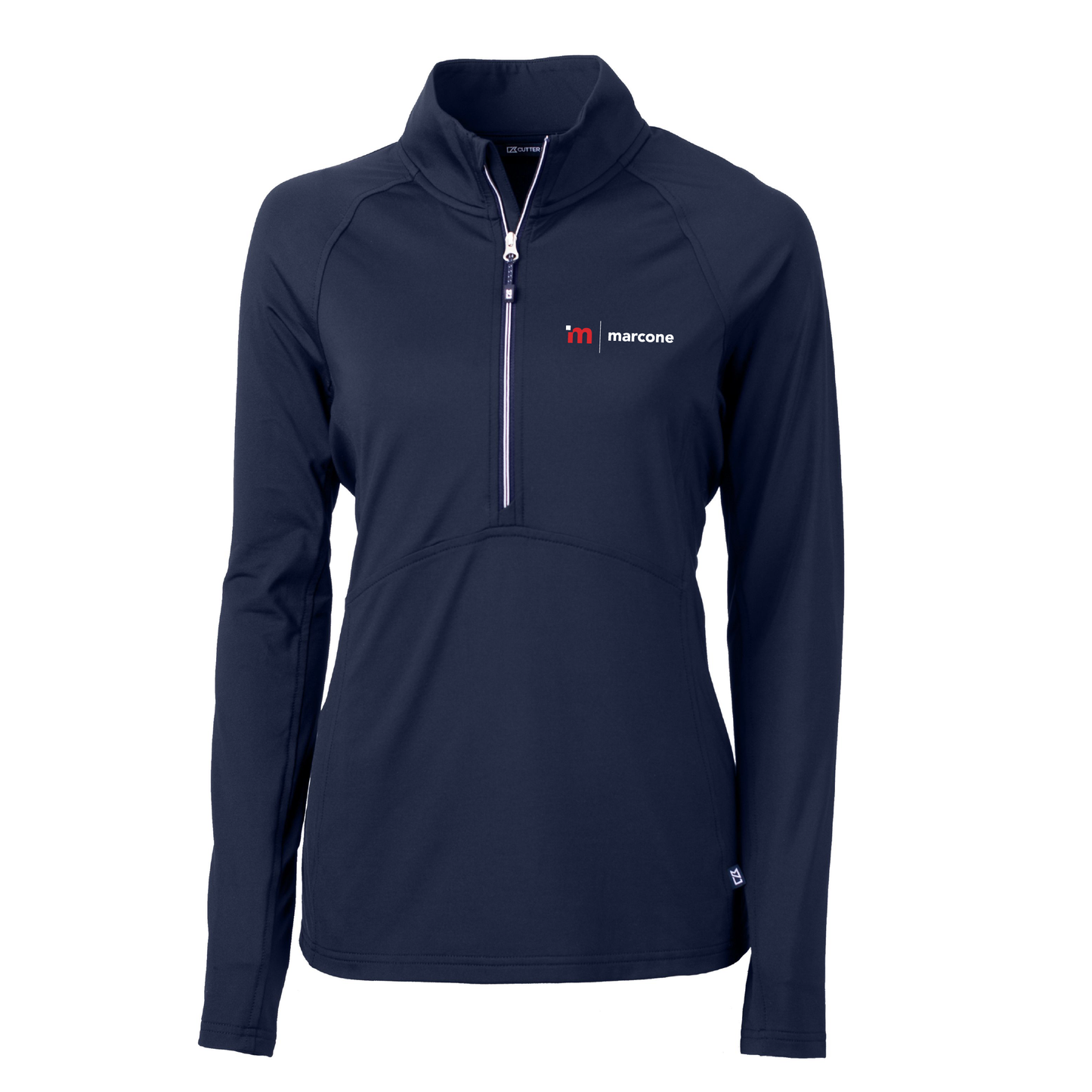 Cutter & Buck Women's Eco Stretch 1/4 Zip with Marcone Logo