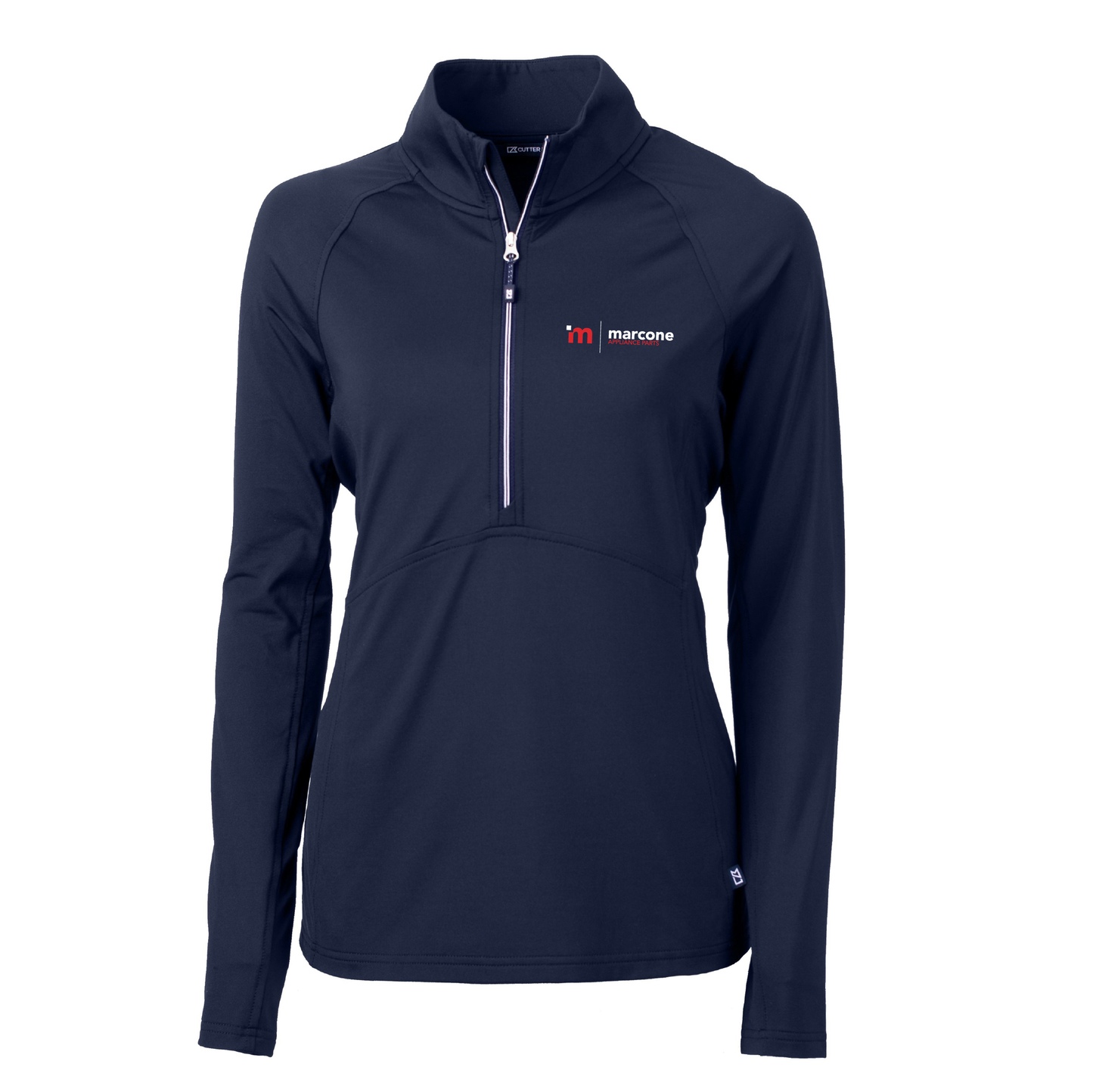 Cutter & Buck Women's Eco Stretch 1/4 Zip with Marcone Appliance Logo