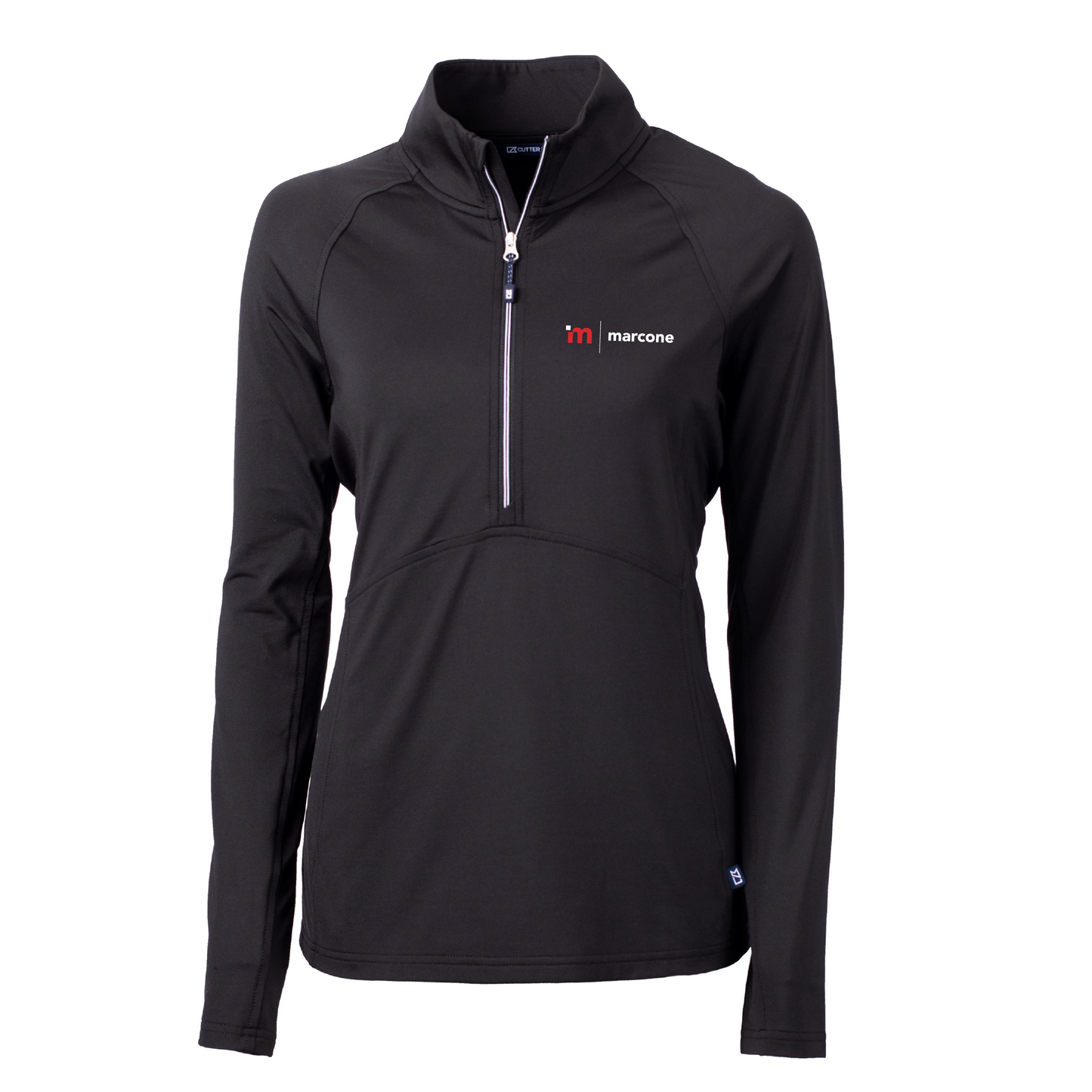 Cutter & Buck Women's Eco Stretch 1/4 Zip with Marcone Logo