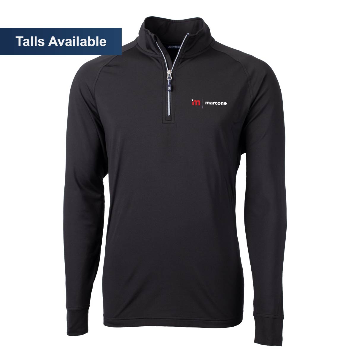 Cutter & Buck Men's Eco Stretch 1/4 Zip with Marcone Logo