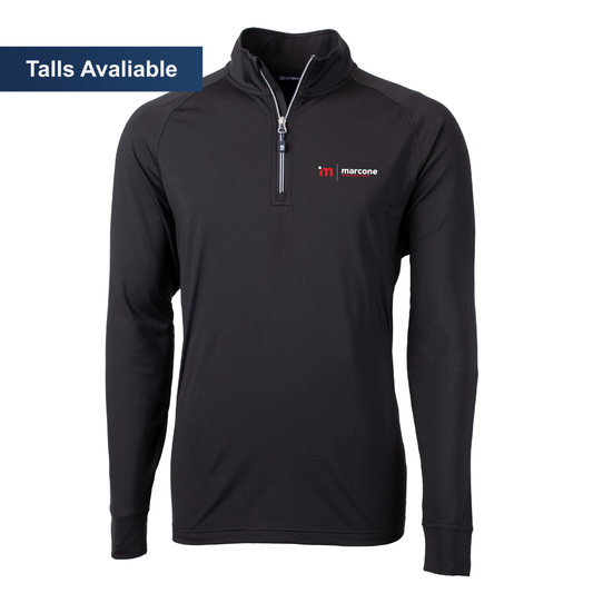 Cutter & Buck Men's Eco Stretch 1/4 Zip with Marcone Appliance Logo