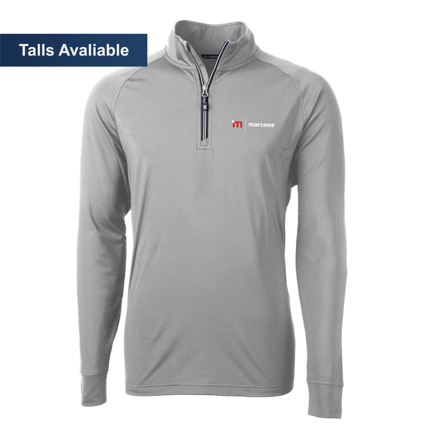 Cutter & Buck Men's Eco Stretch 1/4 Zip with Marcone Logo