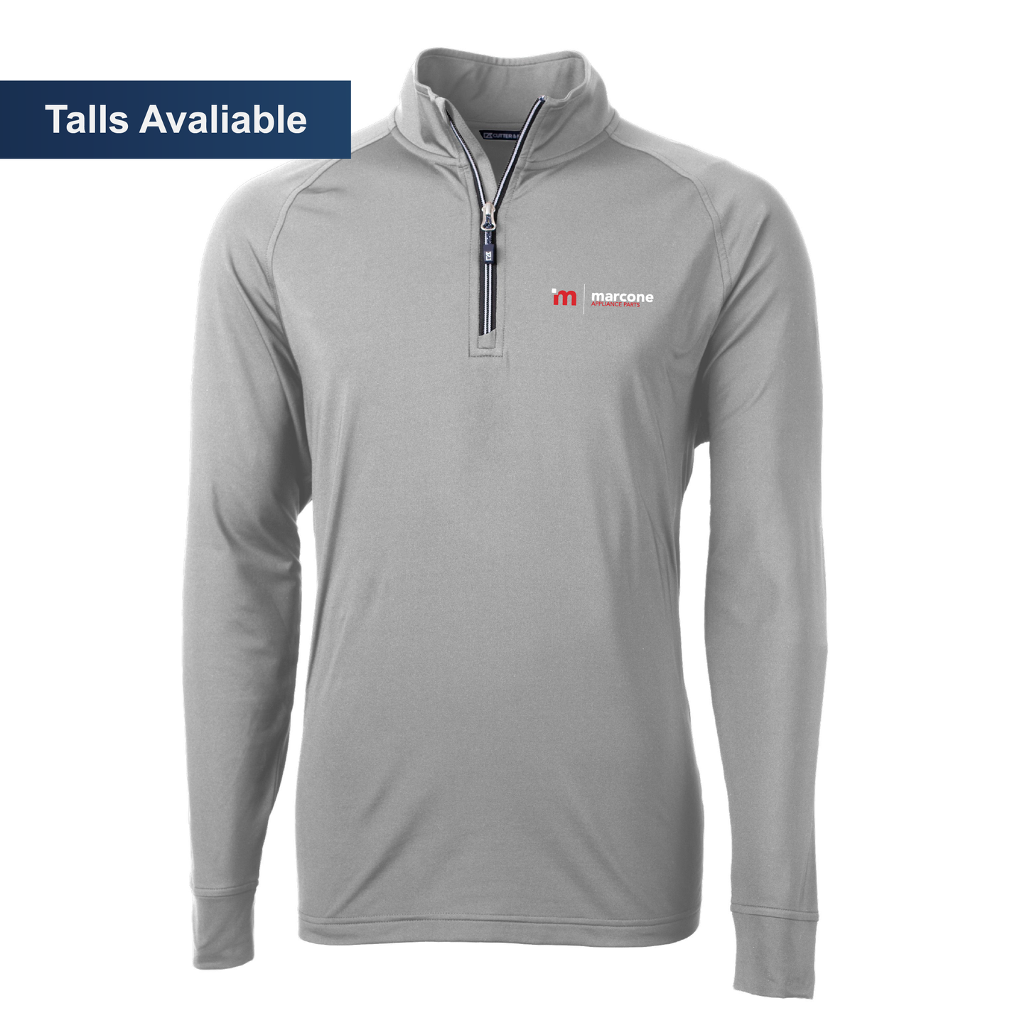 Cutter & Buck Men's Eco Stretch 1/4 Zip with Marcone Appliance Logo