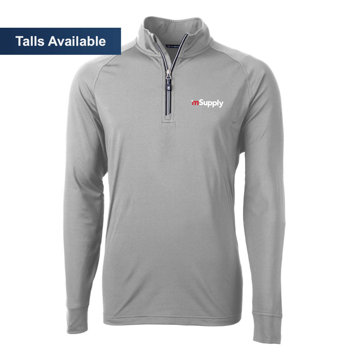 Cutter & Buck Men's Eco Stretch 1/4 Zip  with mSupply Logo