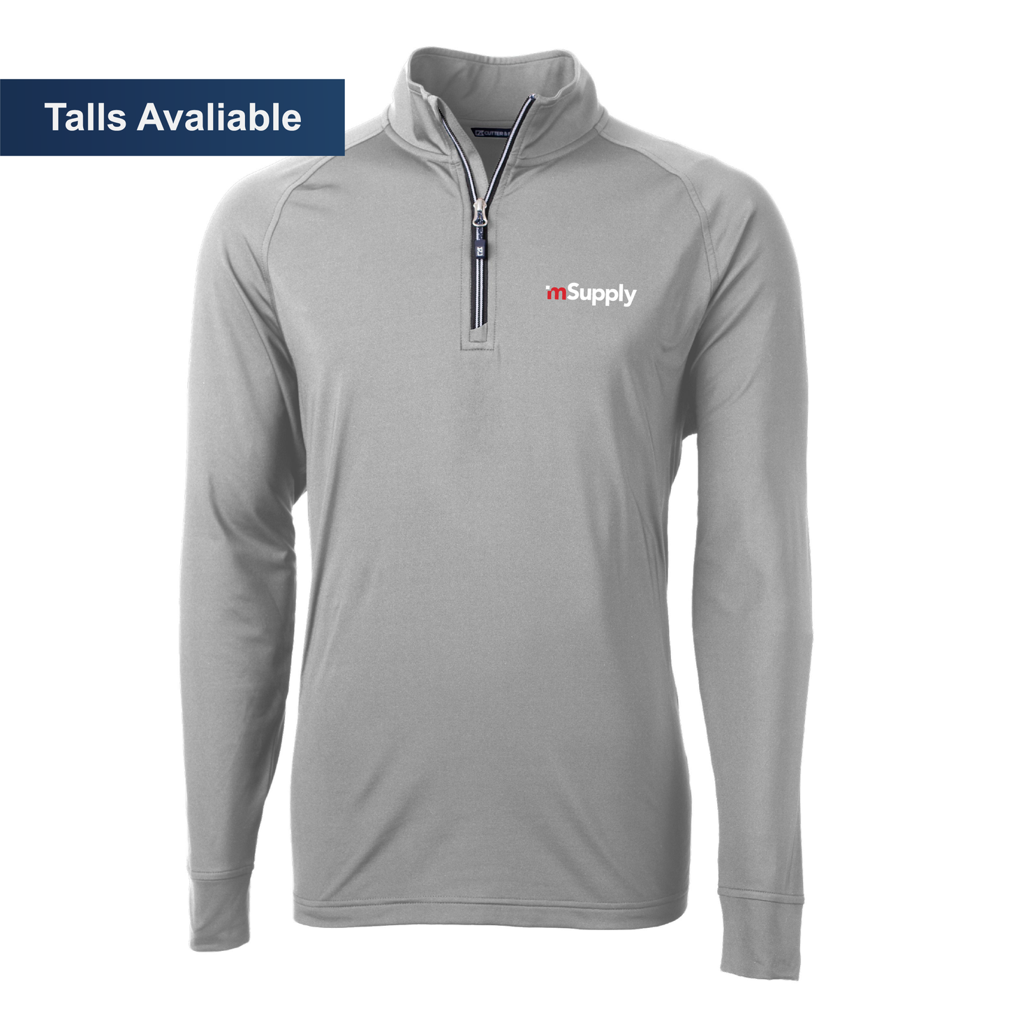 Cutter & Buck Men's Eco Stretch 1/4 Zip  with mSupply Logo