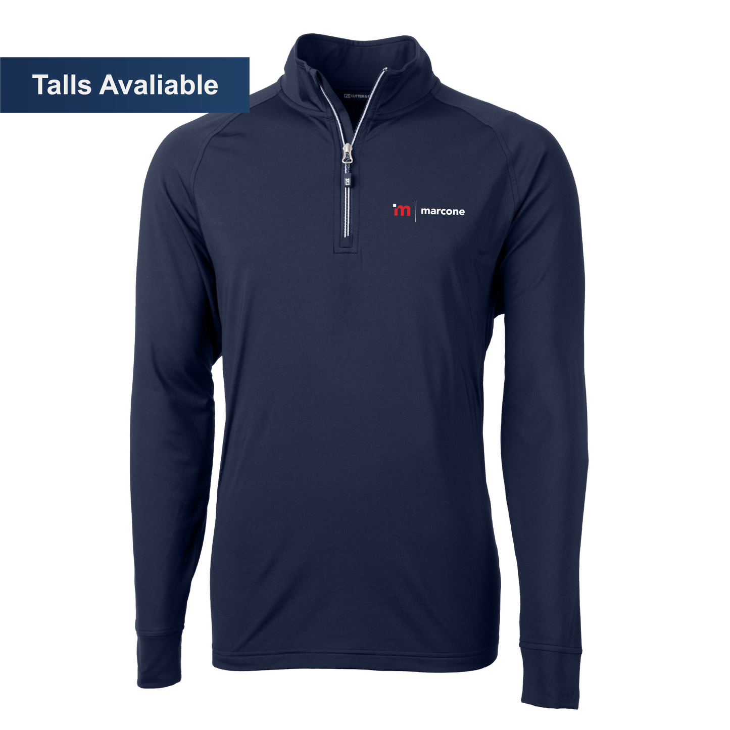 Cutter & Buck Men's Eco Stretch 1/4 Zip with Marcone Logo