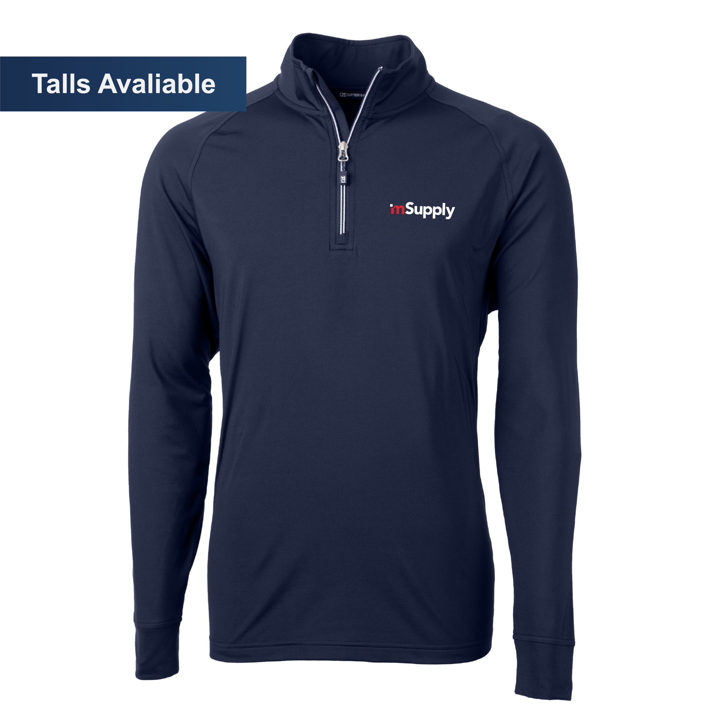 Cutter & Buck Men's Eco Stretch 1/4 Zip  with mSupply Logo