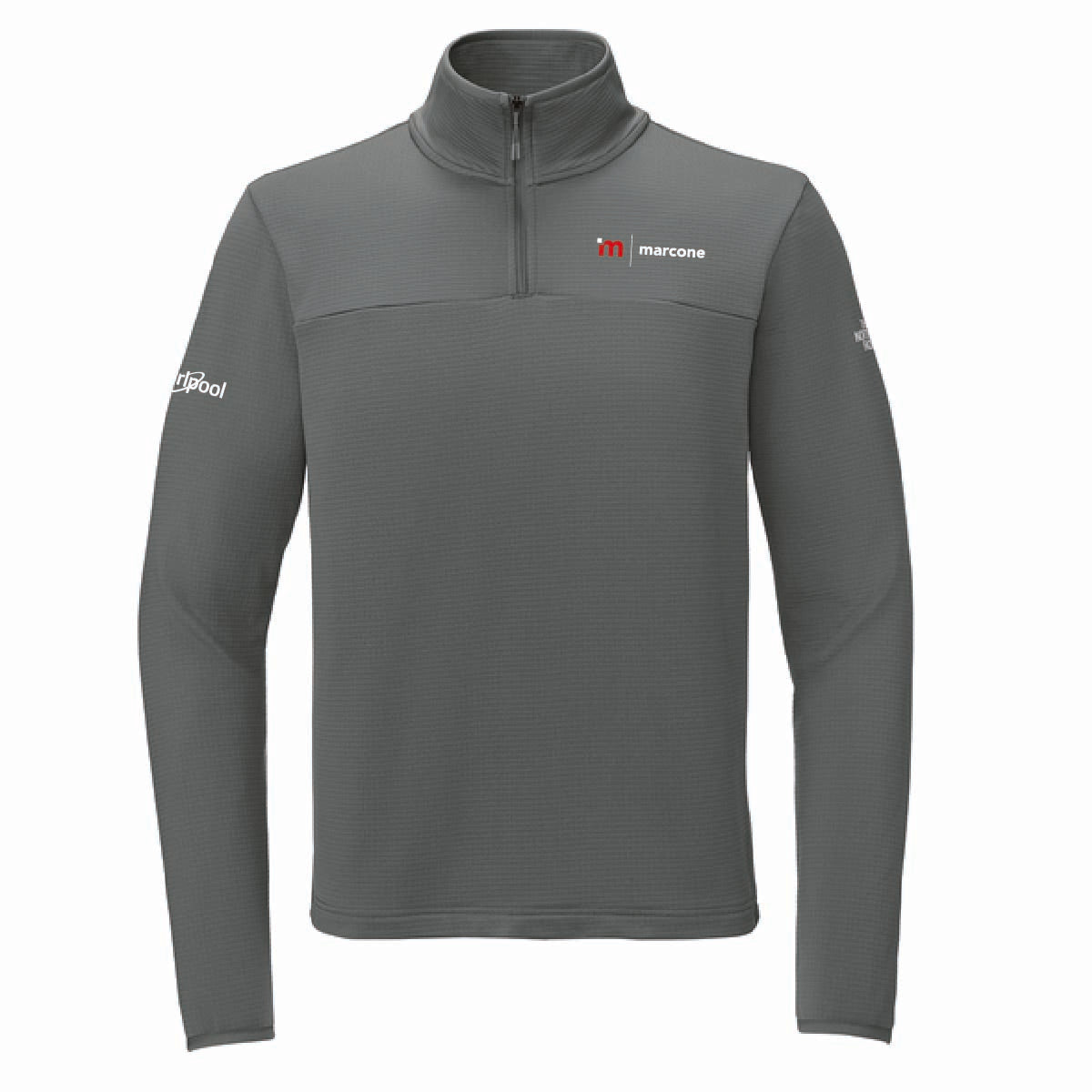 The North Face Men's Aim 1/4 Zip Fleece with Marcone Logo