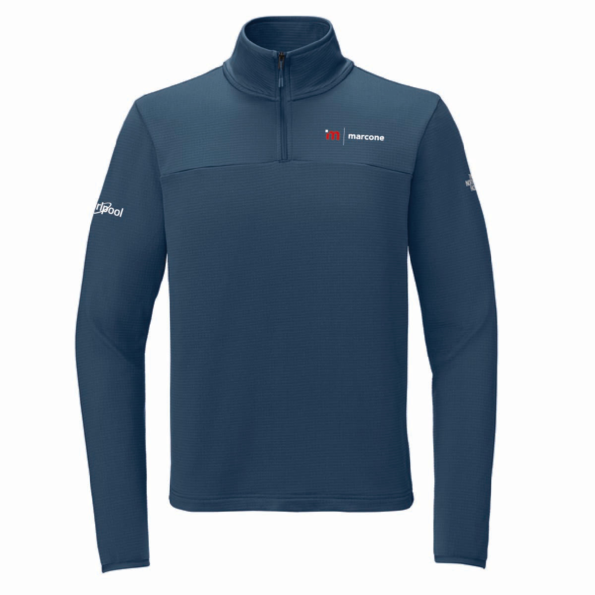 The North Face Men's Aim 1/4 Zip Fleece with Marcone Logo