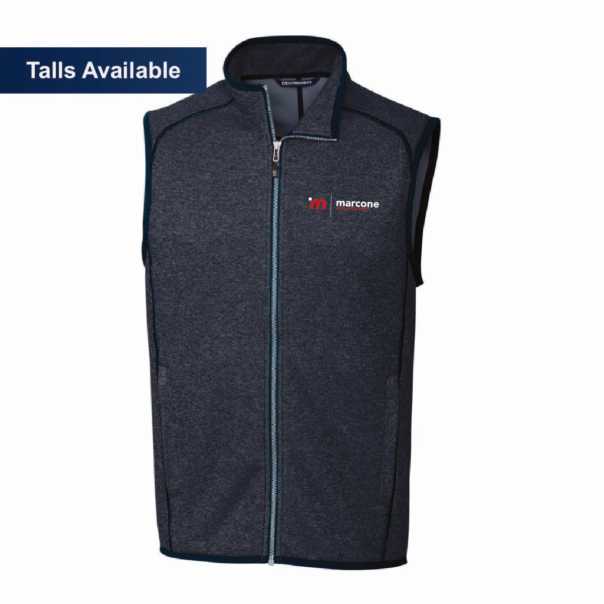 Cutter & Buck Men's Sweater-Knit Vest with Marcone Appliance Logo
