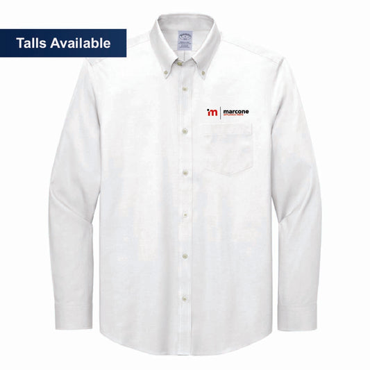 Brooks Brothers Men's Pinpoint Long Sleeve Shirt with Marcone Appliance Logo