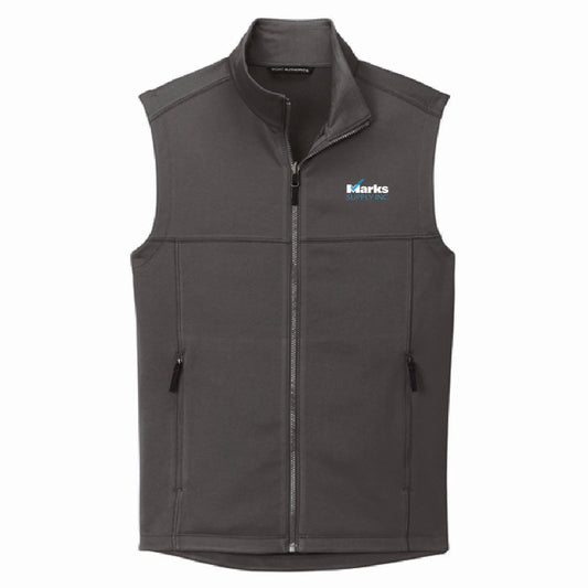 Port Authority Men's Smooth Fleece Vest with Marks Supply Logo