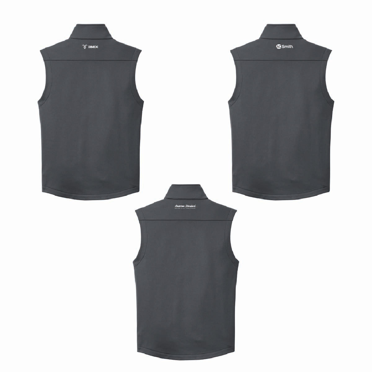 Eddie Bauer Men's Smooth Mid Layer Fleece Vest with Marks Supply Logo
