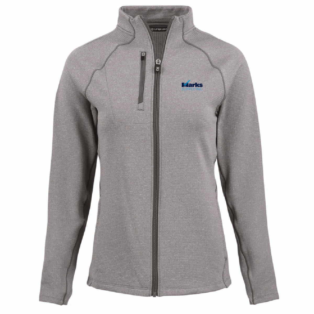 Cutter & Buck Women's Peshastin Fleece Full Zip Jacket with Marks Supply Logo