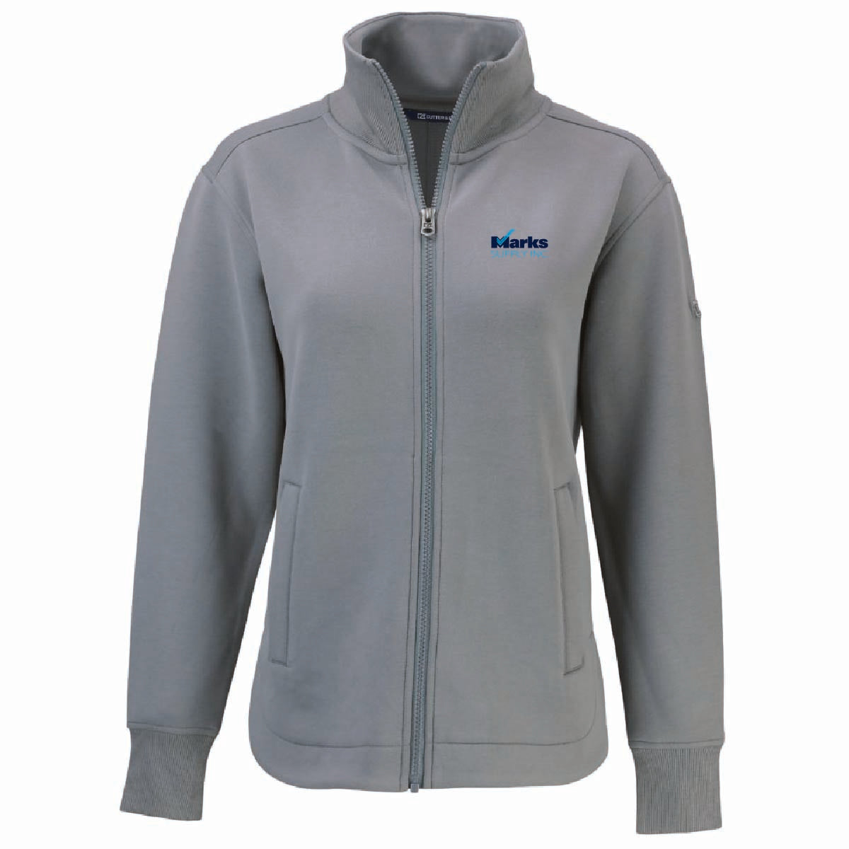 Cutter & Buck Women's Roam Full Zip Jacket with Marks Supply Logo