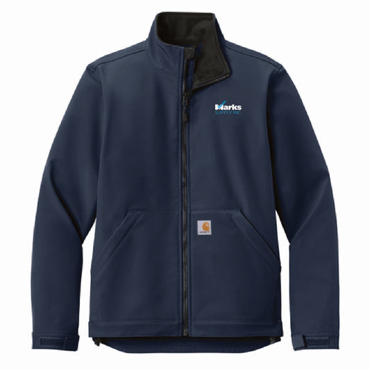 Carhartt Men's Rain Defender Soft Shell Jacket with Marks Supply Logo