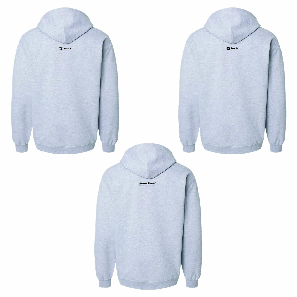 Gildan Unisex Full Zip Softstyle Hooded Sweatshirt with Marks Supply Logo